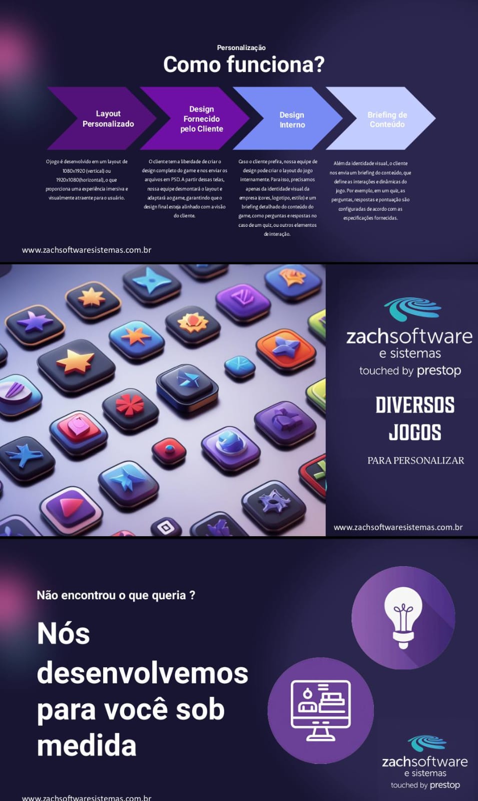 zachsoftwaresistemas | Gamificação - criatividade - marketing - eventos 2025