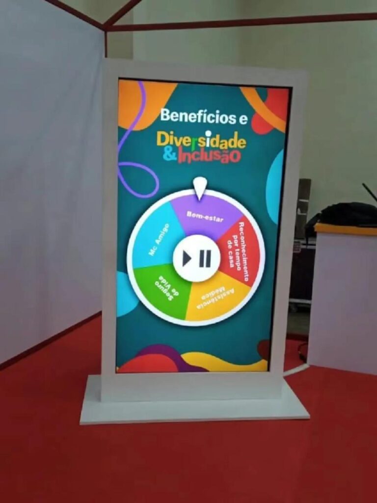 Aluguel de Totem Multimídia Interativo para Feiras, Stands Shows e Eventos em São Paulo, 2026