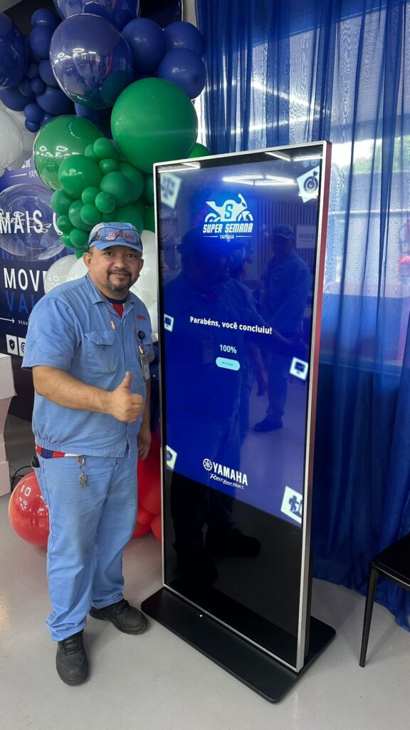 Aluguel de Totens Digitais Interativos Com Gamificação Jogos- Quiz e Caça Palavras em 2026 para Palestras Feiras Eventos e Shows em Bahia Salvador Feira de Santana e Vitoria da Conquista 