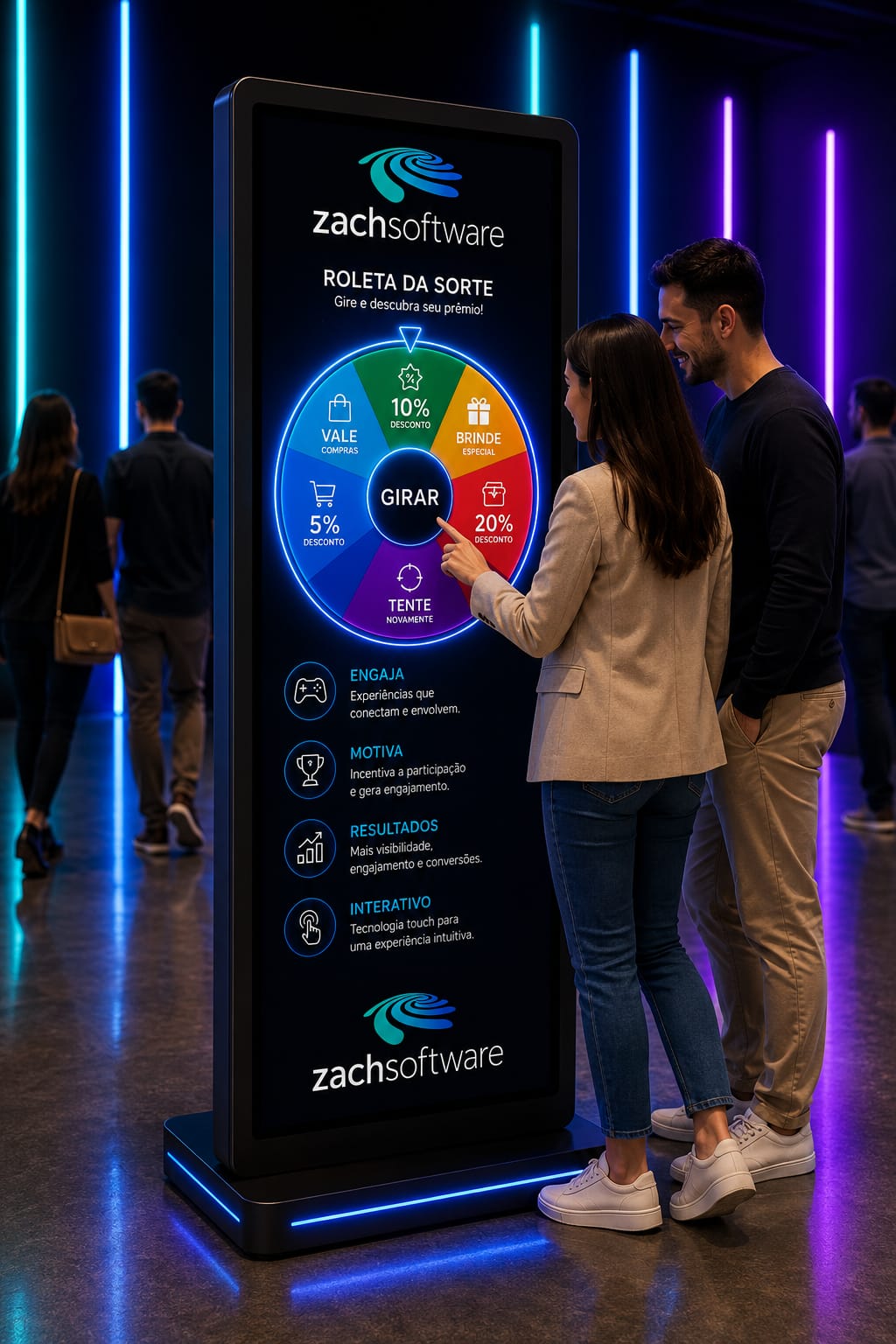 Aluguel de Totem Touch Screen para Eventos Corporativos 2026 – Jogos Interativos, Cadastro Digital e Captação de Leads em Tocantins, Palmas 2026