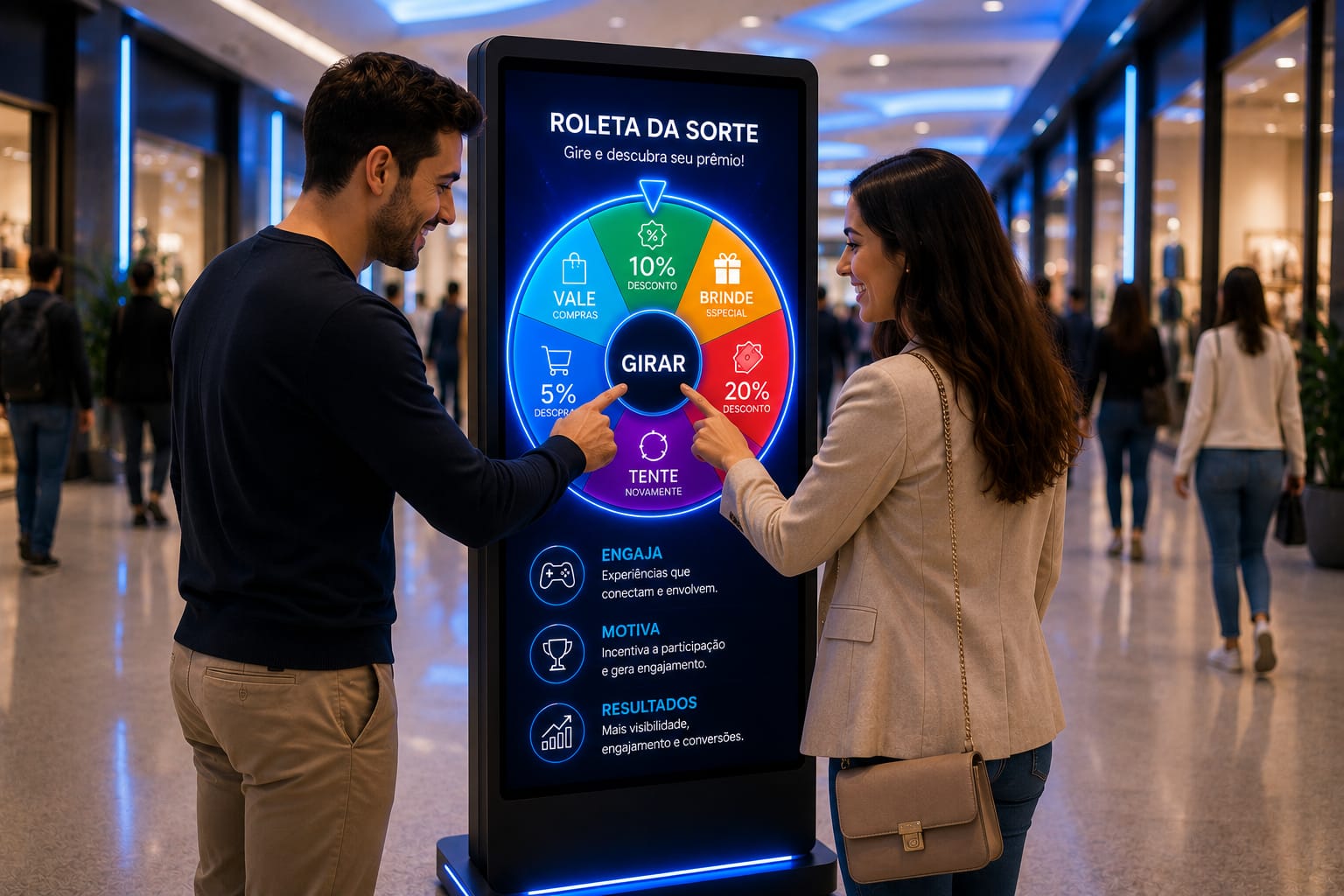 Aluguel de Totem Touch Screen para Eventos, Stands e Feiras 2026 – Tecnologia para Interação e Experiência do Cliente em Curitiba, Londrina, Maringá 2026