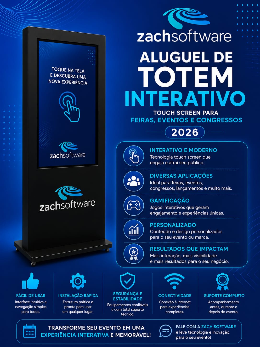 Aluguel de Totem Touch Screen - TRANSFORME SEU EVENTO COM TOTEM TOUCH SCREEN - Jogos Quiz, Jogos da memória, e Caça Palavras Para Seu Evento Corporativo, Evento agro, Evento APAS, - 2026 - Gamificação em eventos, aplicativos de engajamento para eventos em Belo Horizonte, Contagem, 2026