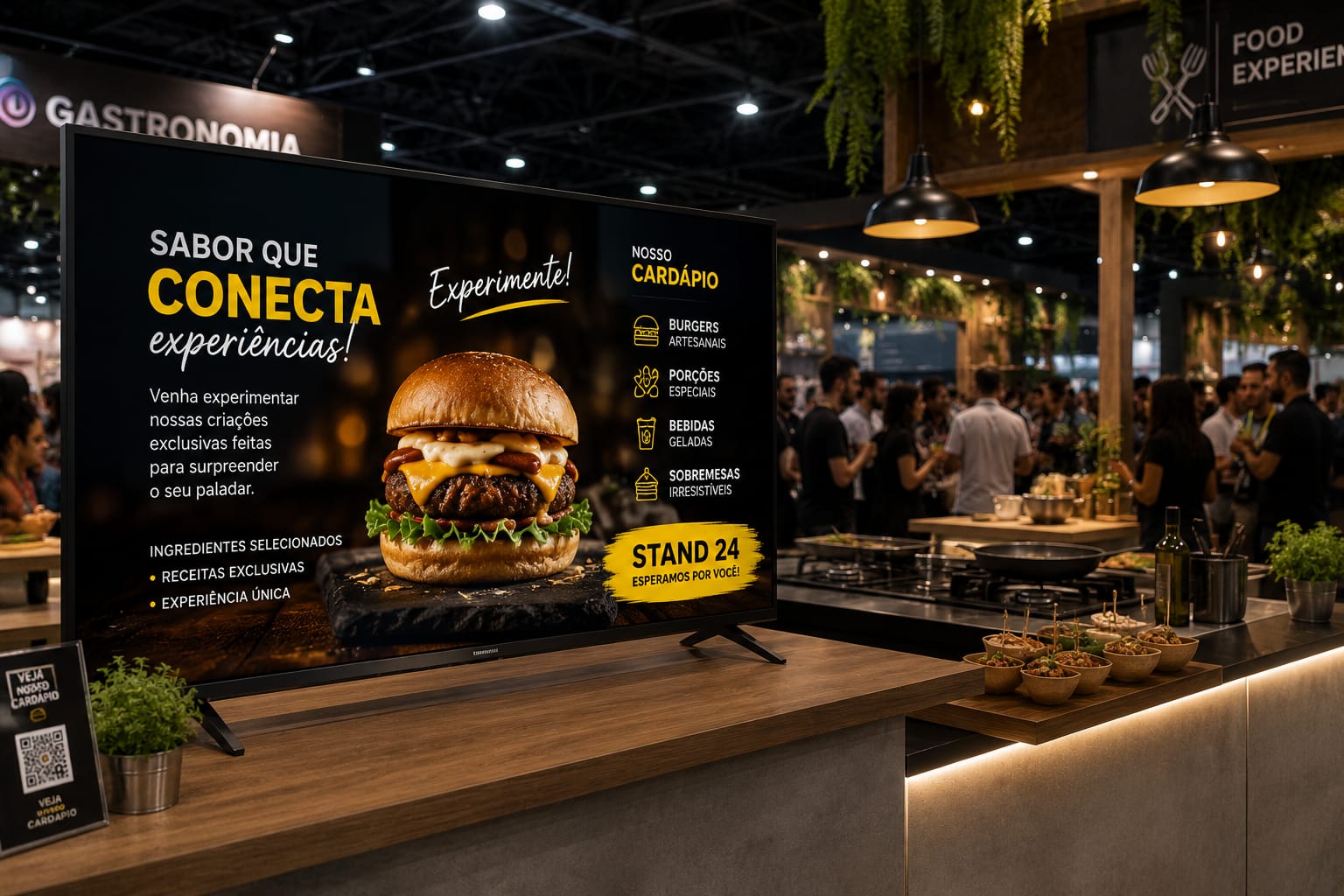 Aluguel de Totem Touch Screen, Credenciamento, Simulador F1 e TVs — São Paulo